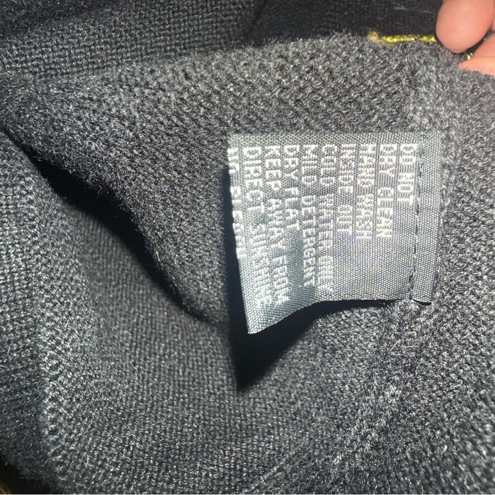 Collective Works of Berek 2 Festive Black Holiday Sweater w/ Embellishments - M - Picture 11 of 11